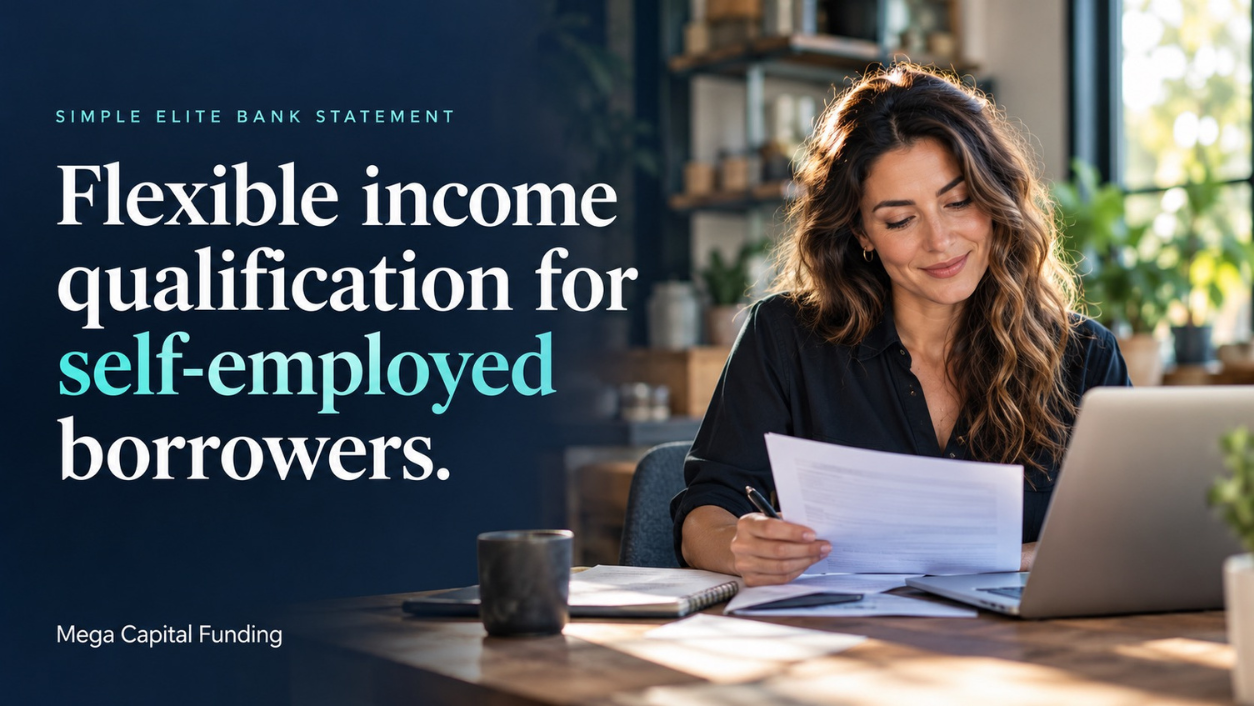 Simple Elite Bank Statement: Flexible income qualification for self-employed borrowers
